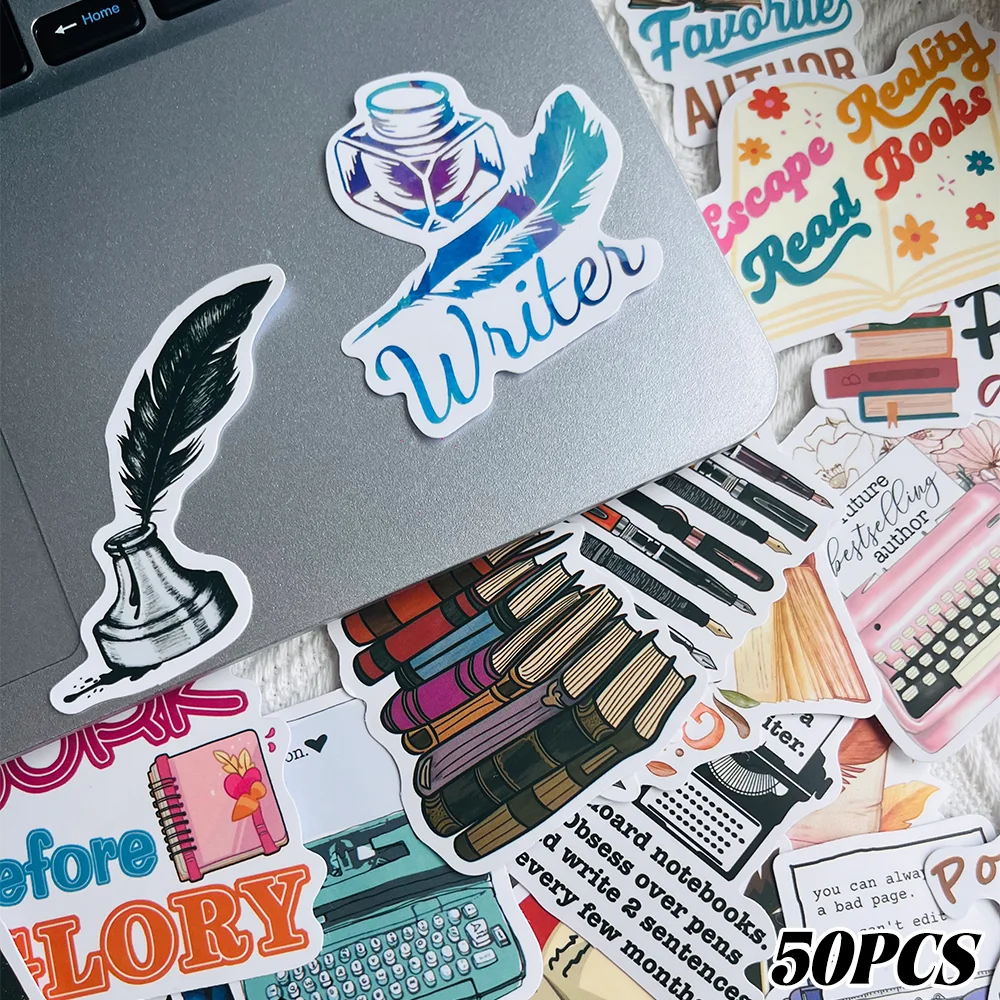 50pcs Cartoon Artist Doodle Stickers for Personalizing Guitars, Notebooks, and Suitcases—DIY & Waterproof