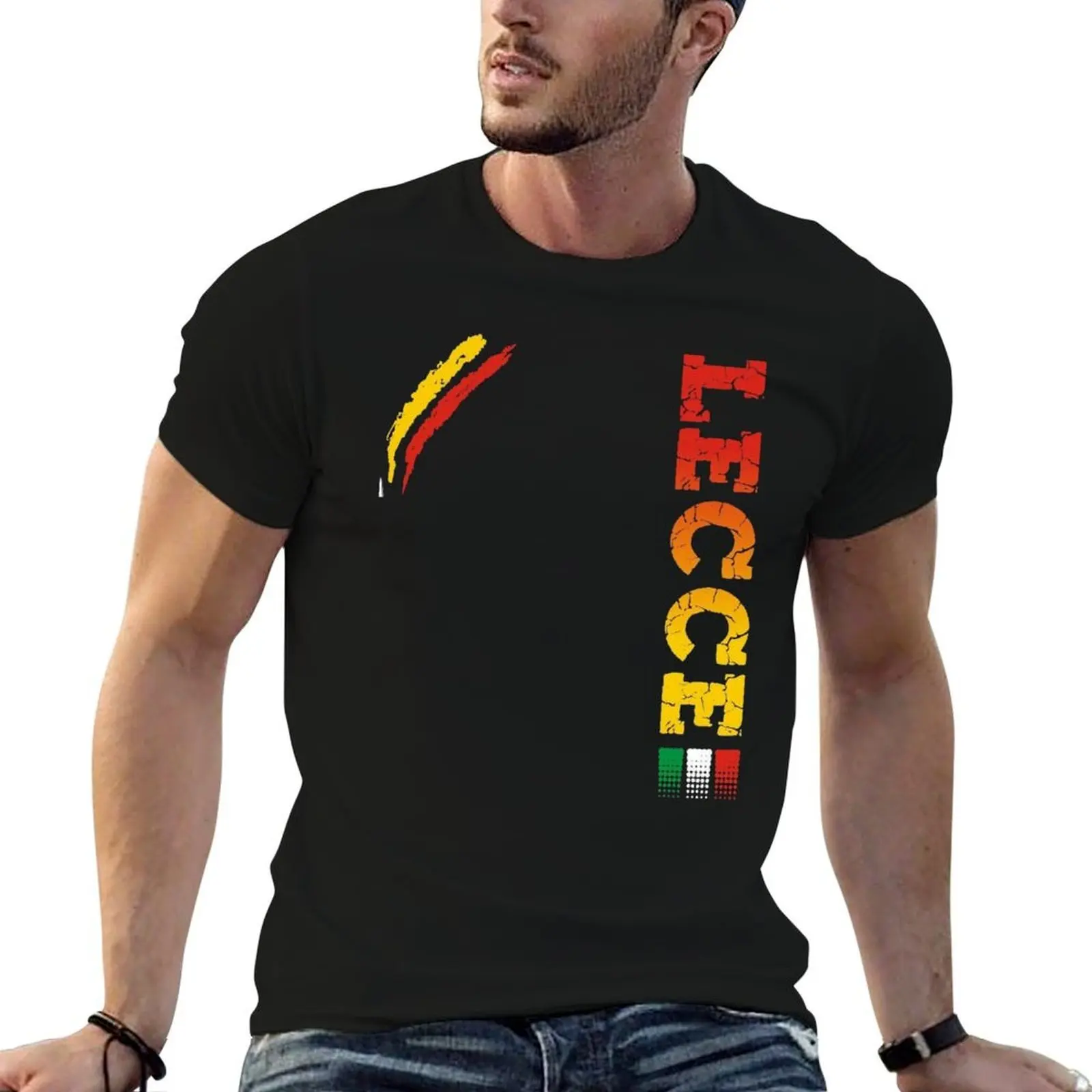 

LECCE sport maglietta calcio ultras tifosi T-Shirt cotton t shirts man 100% g man t shirts for men t shirts with prints T-Shirt