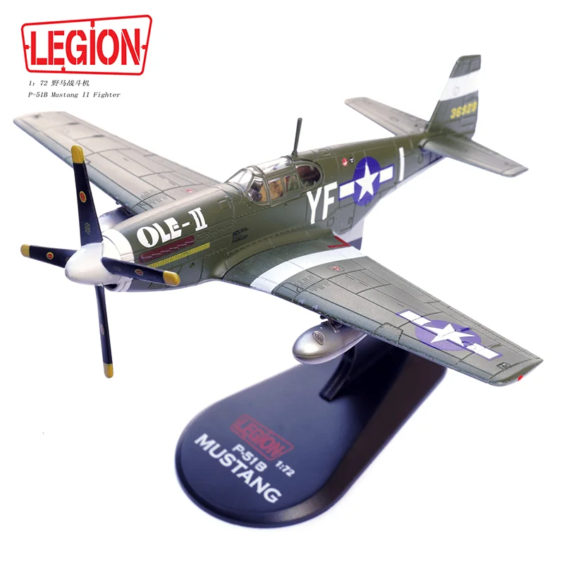 

1:72 Scale 14606LB US P-51B Mustang Fighter "DINGHAO" 355 Aviation Squadron Model Diecast Alloy Classic Toy Gifts Static Display