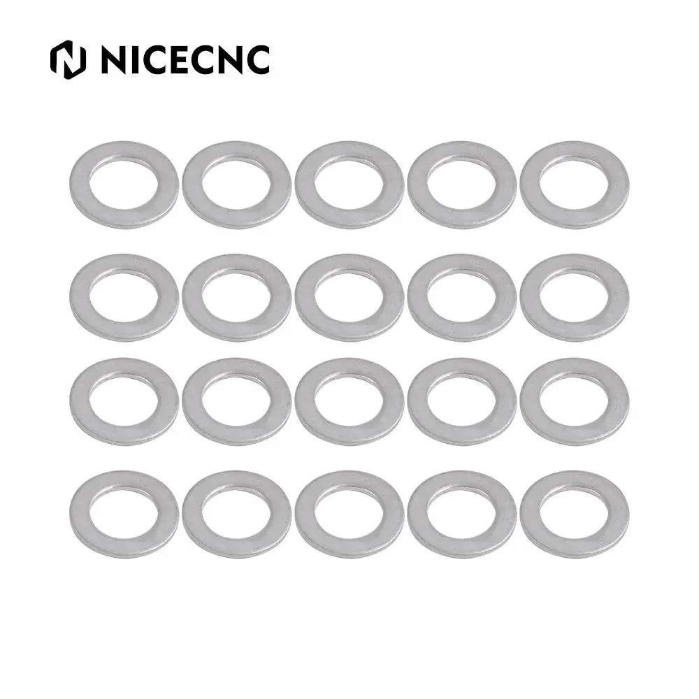 20PCS Engine Oil Drain Washer Gaskets For Polaris RZR Ranger Sportsman 570 800 900 1000 Scrambler 850 XP Ranger 700 ETX ACE 325