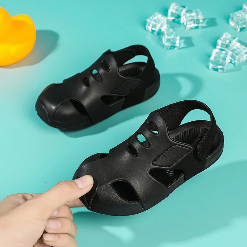 Children Sandals Fashion Kids Light Airplane Shoes Summer 5y Baby Beach Shoes Comfortable Boys Girls Barefoot Sandals Size 22-33