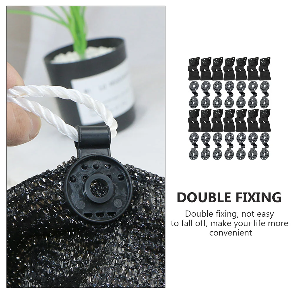 30 Pcs Shade Net Clip Reusable Film Agricultural Mesh Buckle Fixing Anti Bird Heavy for Sunshade Clamp