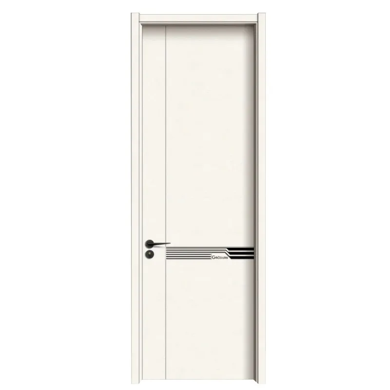 Carbon crystal wooden Solid wood composite sound insulation door Hotel sound insulation ecological paint-free door