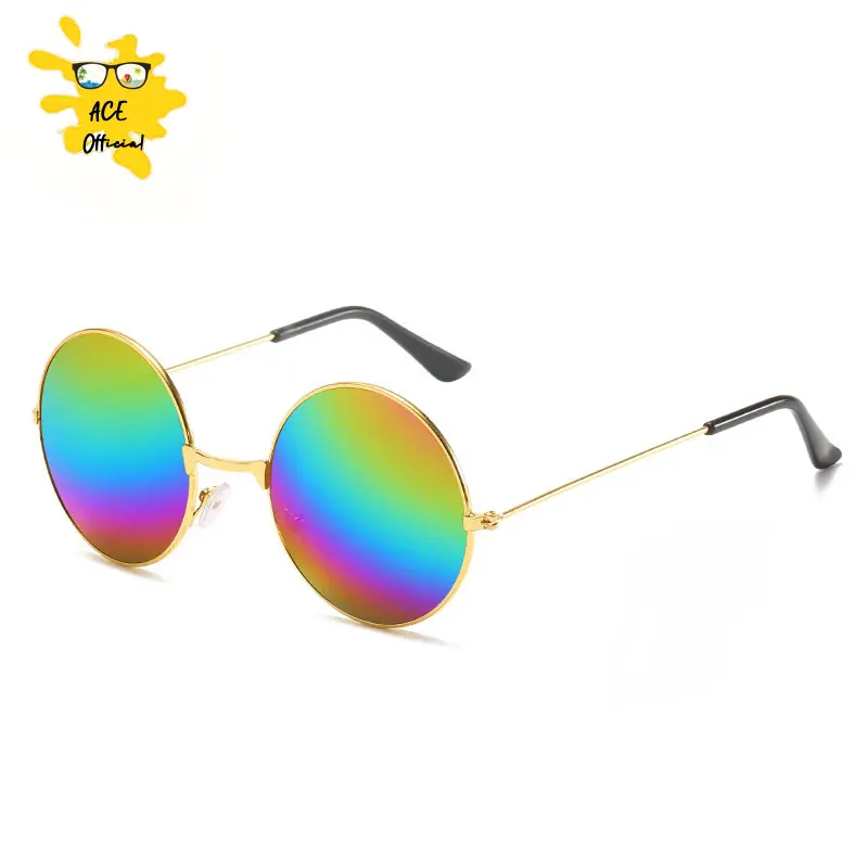 Popular Fishing Leisure Round Metal Men Sunglasses Retro Vintage Sunglasses for Men Women 2022 Fashion Eyewear Sun Glasses UV400