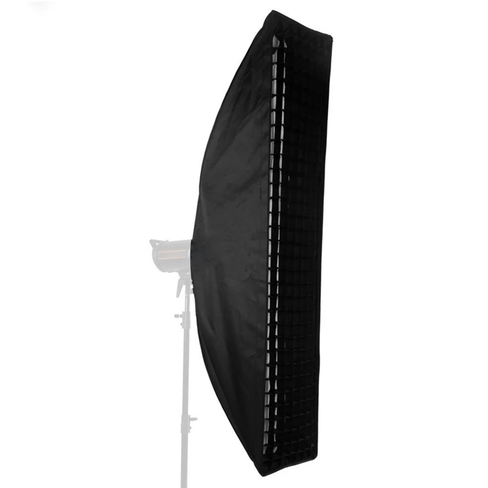 35 x 160 cm rechteckiges Softbox-Wabengitter für Studio-Stroboskop-Fotografie, Netznetz