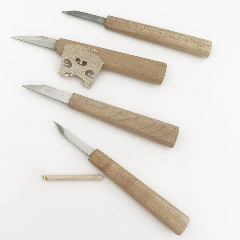 1pcs Violin Bridge Soundpost Cutter Repair Knife Woodworking Graver Blade 8mm Or 12mm