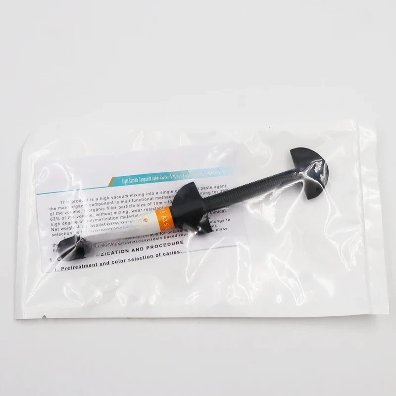 Dental Restoration Syringe Universal Color Shade Dentistry Enamel Material Aesthetics Composite Resin Compressive Strength