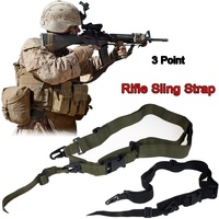 Durable Tactical 3 Point Rifle  Adjustable Bungee  Swivels Airsoft Tactical Hunting Accessories for AR15 AR10 M4 M16 AK