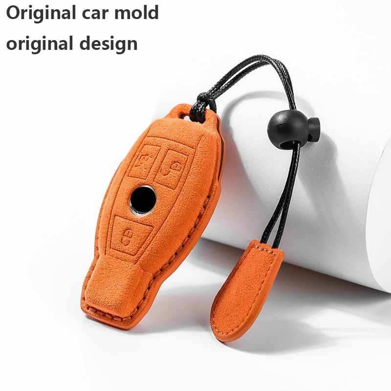 

Leather Car Key Case Cover Shell Protection For Mercedes Benz A C E S Class W213 W222 W223 W205 W206 W212 W176 GLC CLE AMG X167