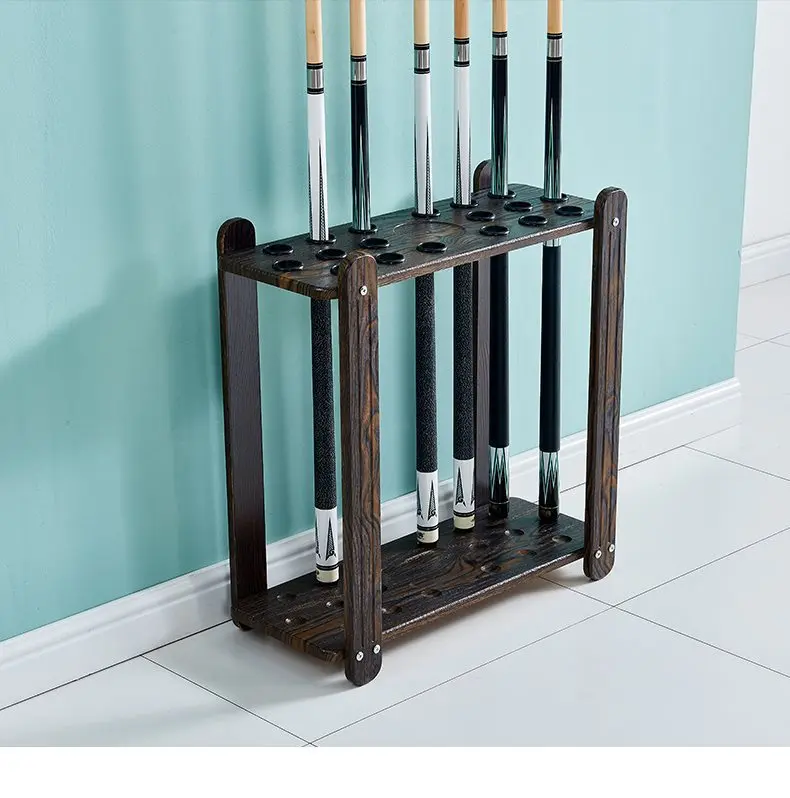 Floor-to-ceiling club holder, billiard supplies cabinet-type billiard club storage, display rack placement