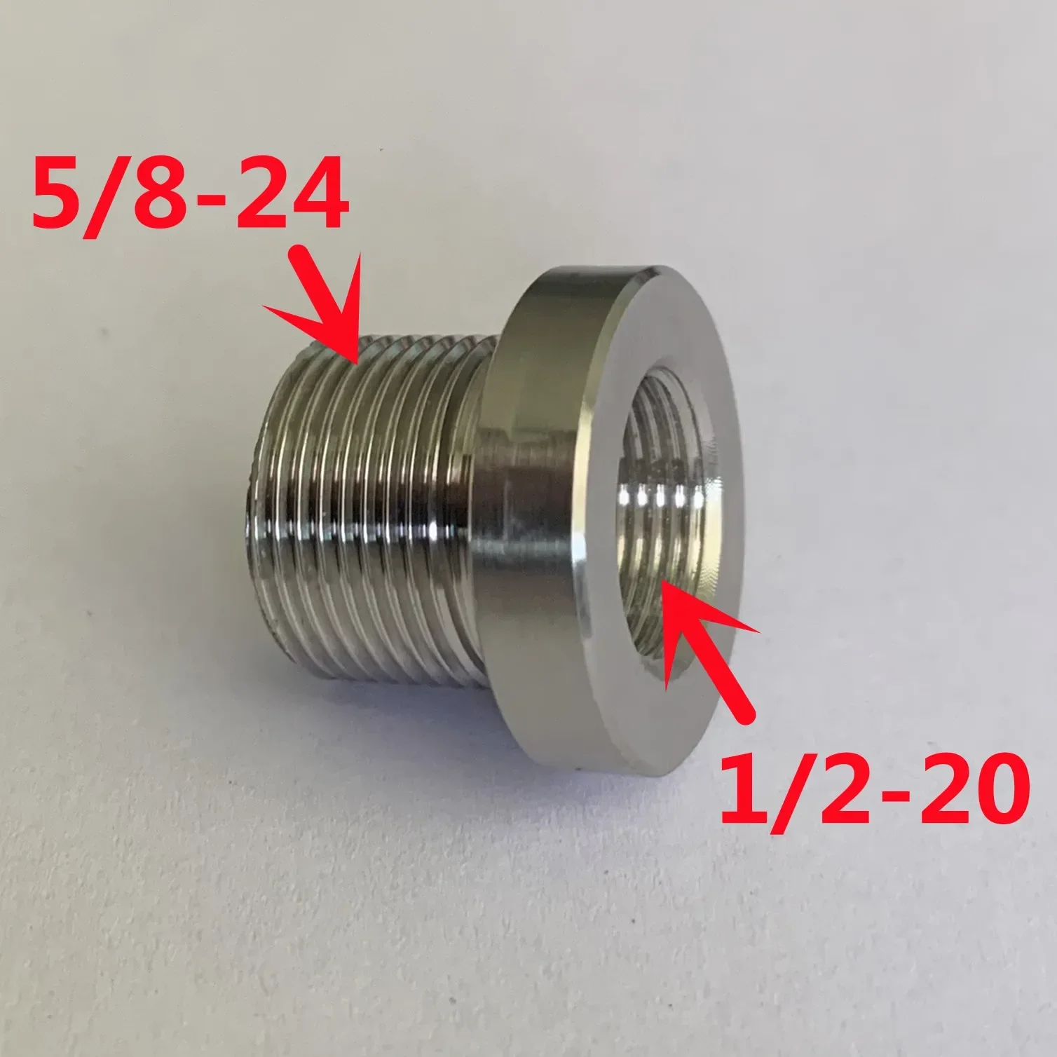 Tuerca de filtro de aceite, adaptador de rosca de conector de acero inoxidable para convertidor de filtro 5/8-24 A 1/2-20 1/2-28 M14X1L M14X1 M14X1.5