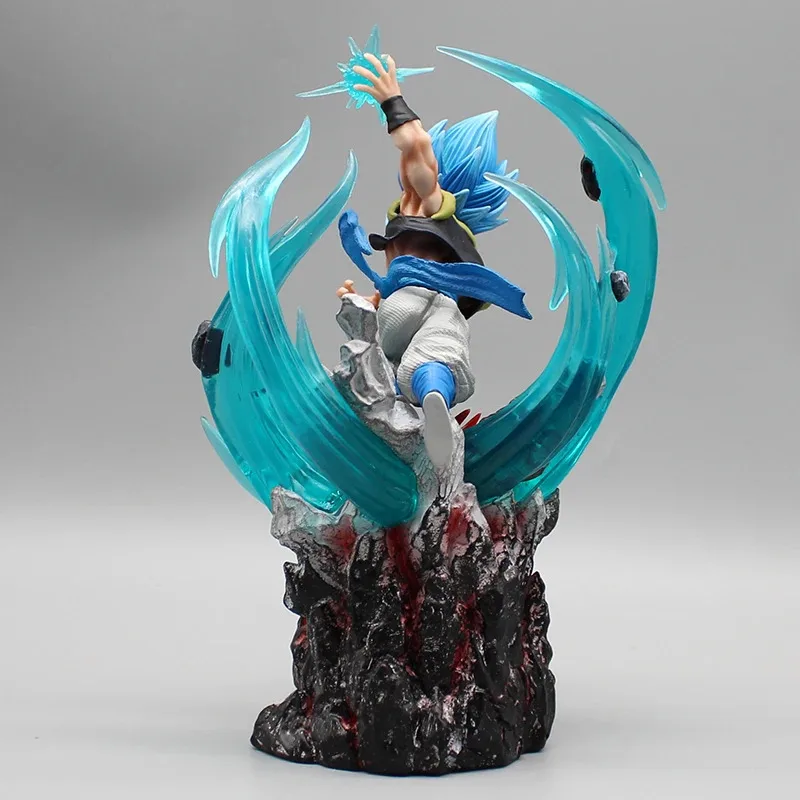 LCK01 Gogeta Action Figure Anime Dragon Ball GT Broly Figuras Toys Manga DBZ Figurine 19cm GK Statue Model Ornament Gift foYh1@！
