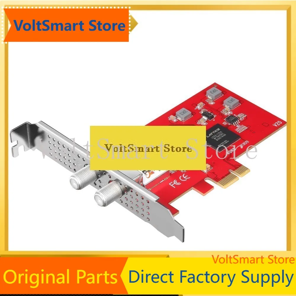VoltSTBS6281se V2 Dvb-t2/c2/isdb-t /atsc1.0 Dual Tv Tuner Card
