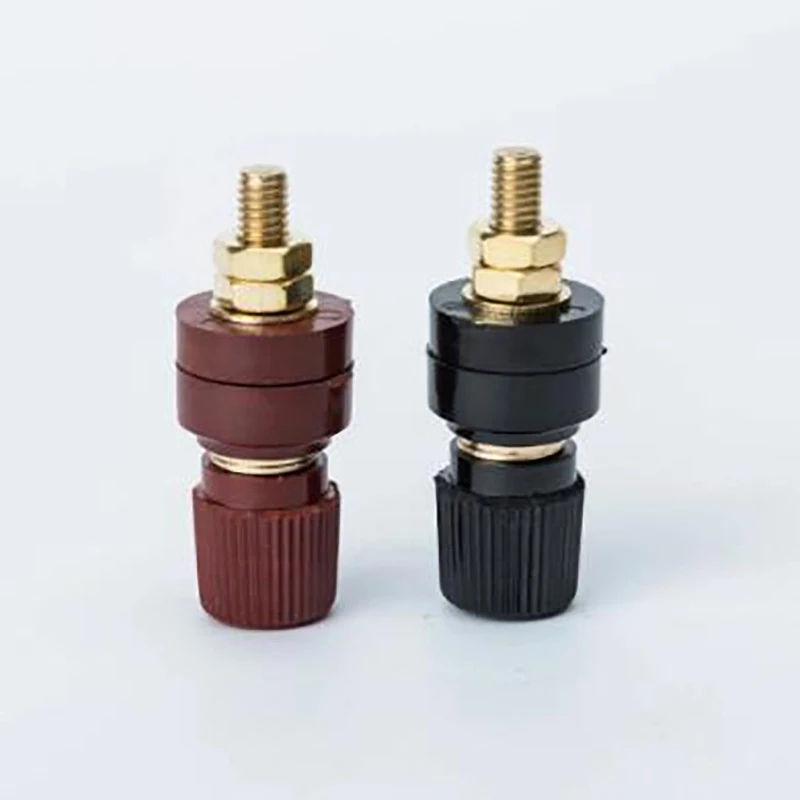 النحاس 555 M6/M8/M10 سلك ملزمة آخر مسمار ملولب النحاس آلة لحام العاكس المشبك إمدادات الطاقة لصق موصل محطة