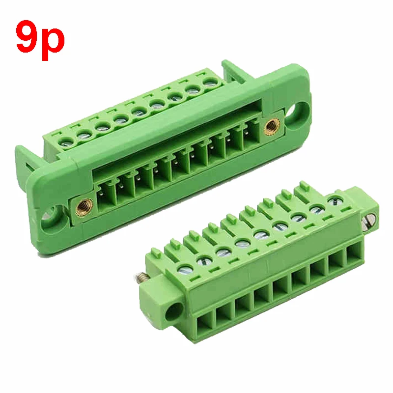 1Set Pitch 3,81mm 2P/3P/4P/5P/6P/8P/9P Steckbare Terminal Block Stecker JM15EDGKM 3,81mm Pitch