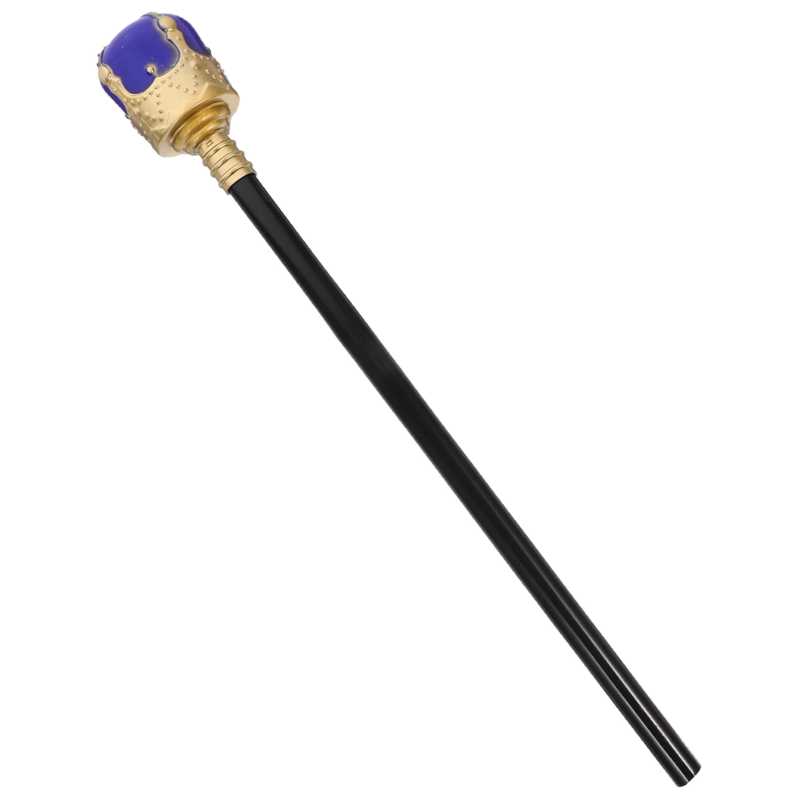 

King Scepter Halloween Cosplay Prop Kids Role Playing Wand Staff Decorative Cane Masquerade Party Supplies Plastic