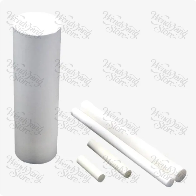 1 Piece White BN Glass-Ceramic Rod, Multiple Diameter Options 10–30mm Solid Ceramic Bar