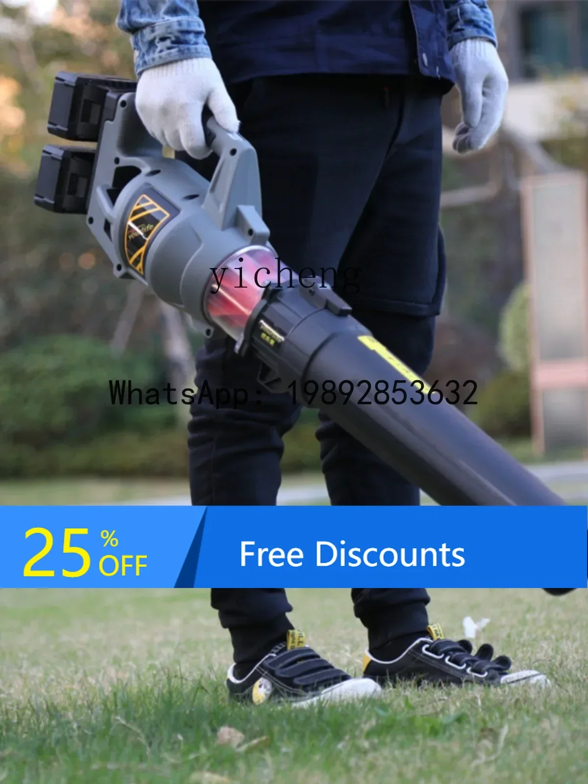 AB hair dryer portable high-power lithium battery 40V electric wind charging dust removal blower