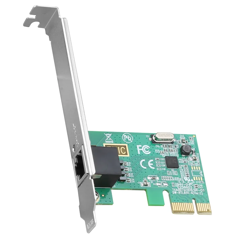 15 Uds 10/100 Mbps PCi Express a puerto Rj45 tarjeta de interfaz de red con Chip Realtek 8211E
