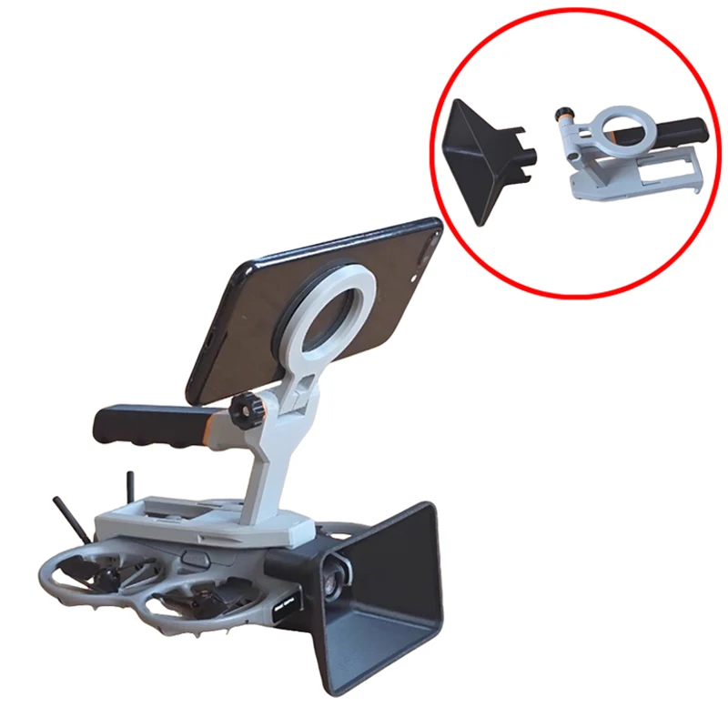1PCS For DJI Neo 2 Drone Handheld Shooting Bracket PETG Hand Grip Stand Quick Release Gimbal Stabilizer w Magnetic Phone Holder