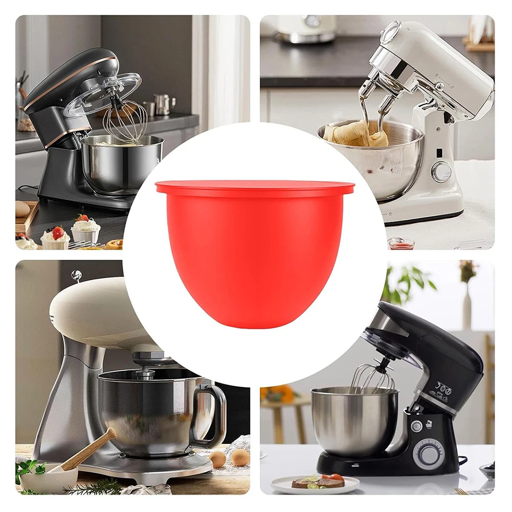 Bowl Inserts Replacement for Food Processors Silicone Easy Cleaning For Material Secure Fit Nonstick 5 Liters Capacity