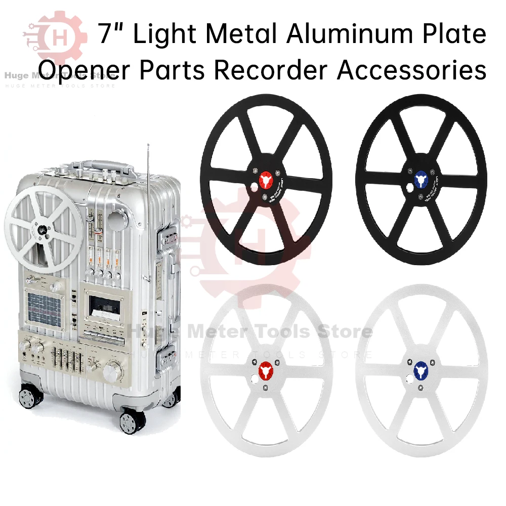 7  inch Light Metal Aluminum Take Up Reels Opening Machine Parts Reel-To-Reel Recorders Accessory for Pioneer other models