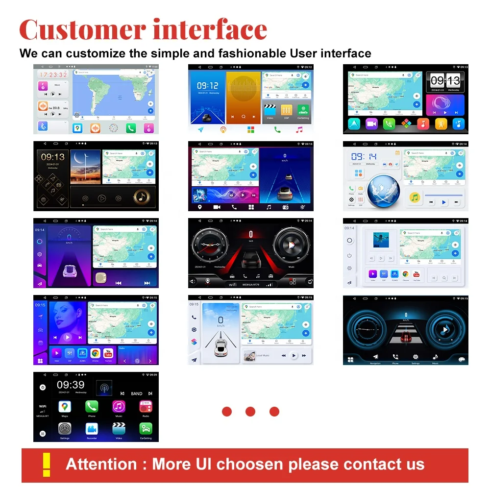 STLFJmance 13 بوصة عالمية 2000*1200 تعمل باللمس راديو السيارة Bt5.0 4G Dsp Rds أندرويد السيارات Carplay 2 Din نظام الملاحة لتحديد المواقع