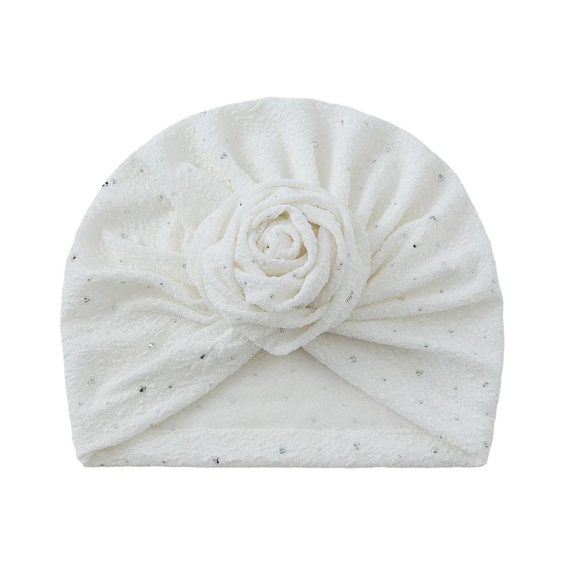 قبعة هندية عمامة زهرة بونيه مسلم الحجاب النساء الكيماوي قبعة فقدان الشعر الحجاب بيني رئيس التفاف الترتر Turbante Mujer 2026 #4