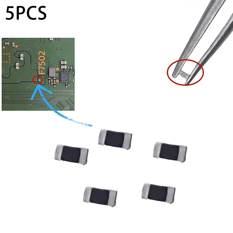 5 Teile/satz Sicherung Fix Kleine Komponente Sicherungen Reparatur Teile Kompatibel Mit 5 PS5 Motherboard F7001 F7002 F7003