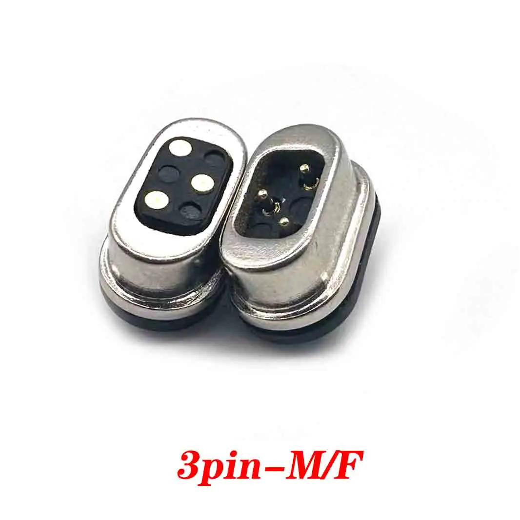 DC Magnetic Pogo Pin Connector 5V 2A 2Pin 3Pin 4Pin 5Pin 6Pin Spacing 2.54mm Pogopin Male Female Spring Loaded DC Power Socket