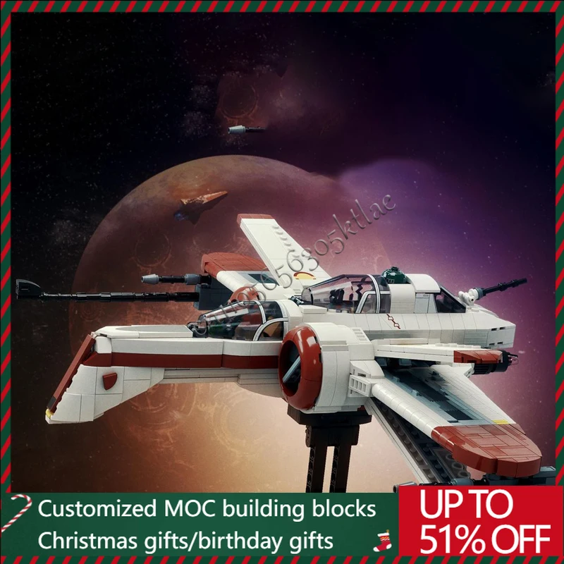 

NEW 1145 PCS Star Battle Blocks Technology fighter Creative MOC Building Blocks Model holiday Children Brick Toy Birthday Gifts