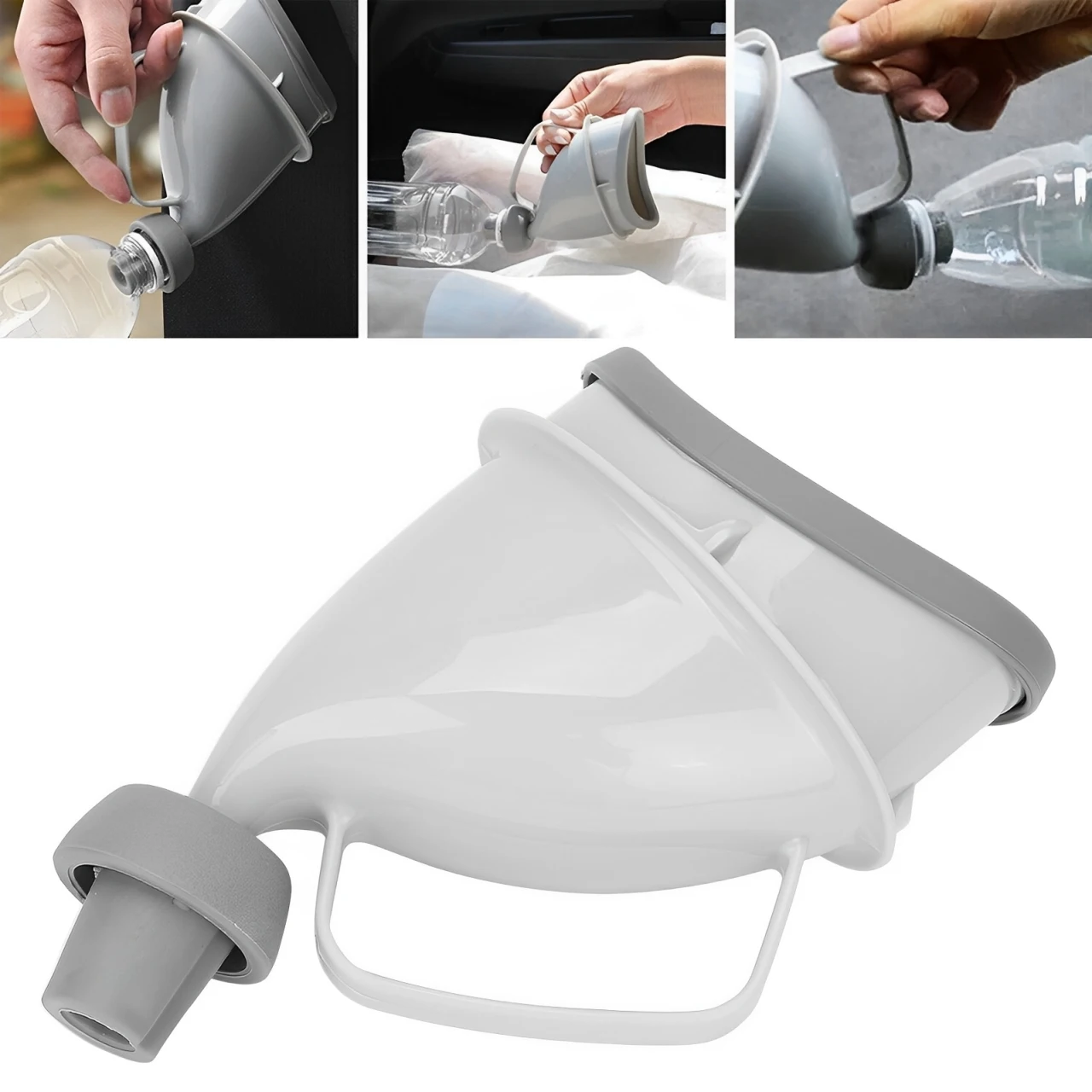 Adult Urinal Emergency Portable Unisex Men Women Urinal Pee Funnel for Outdoor Travel Outdoor Urinal Pee Funnel Stand Pee Funnel