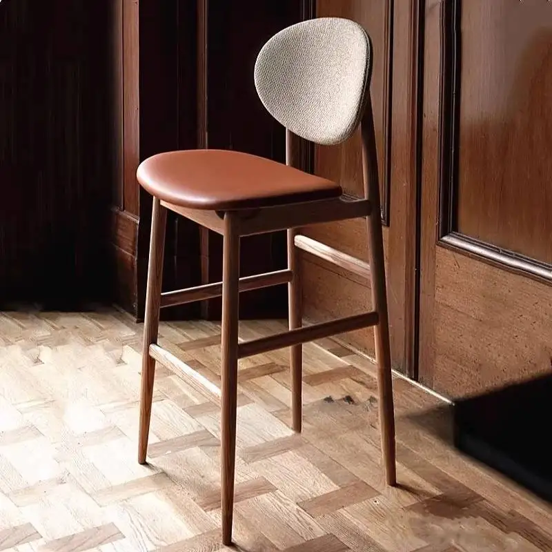 

Contemporary Backrest Bar Chair Back Support Design Restaurant Ergonomic Bar Chair Counter Stools Taburete Cocina Furniture