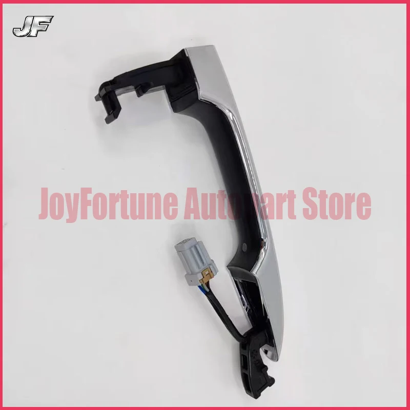 White Chrome New Front Rear Left Right Door Handle Inductive Have Button For Kia Niro 2016-2018 Exterior Puller Handle Catch