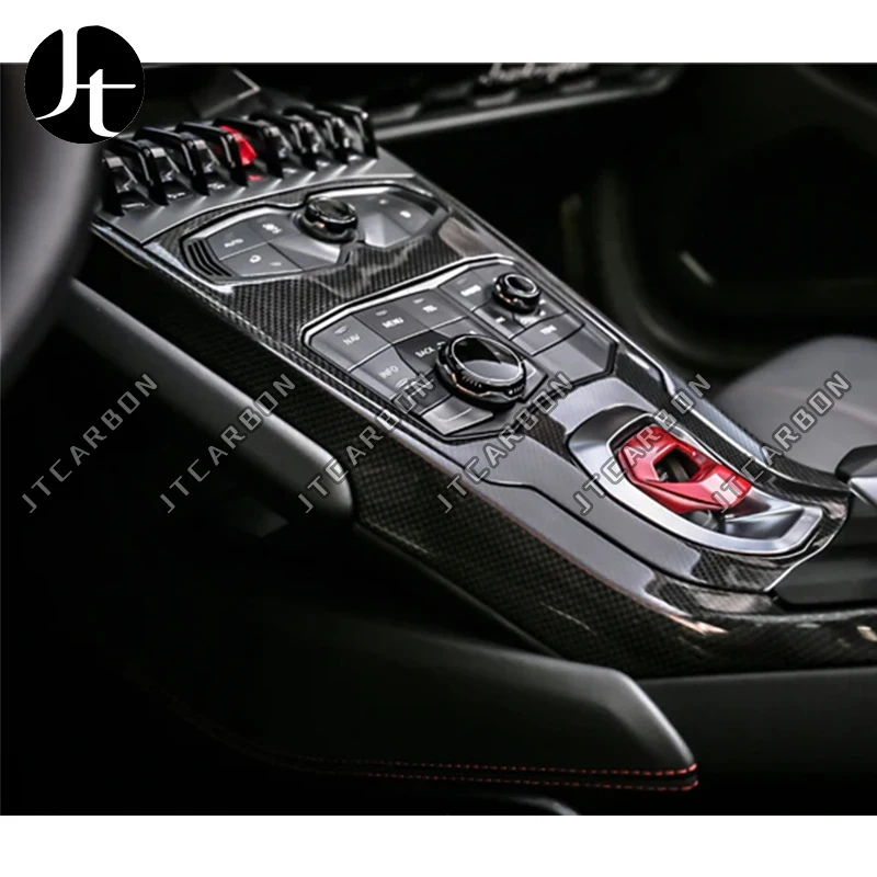 Real Carbon Fiber Interior Trim for Lamborghini Huracan LP610 LP580 Interior Dashboard Full Set Trim Sticker Trims