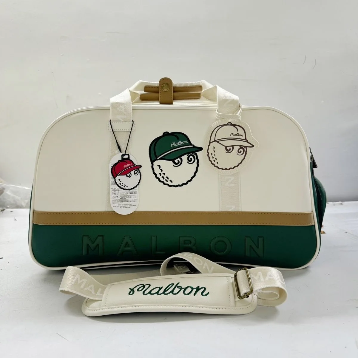 Borsa da golf Malbon Golf, Borsa Boston da golf, Borsa porta scarpe da golf