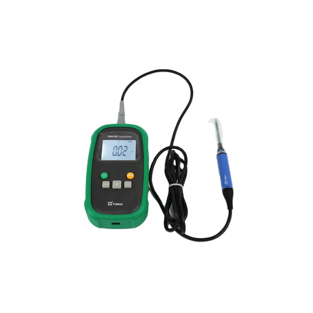 Auto Range Back-Light handheld magnetic field tester hall effect magnetometer digital gauss meter for ndt