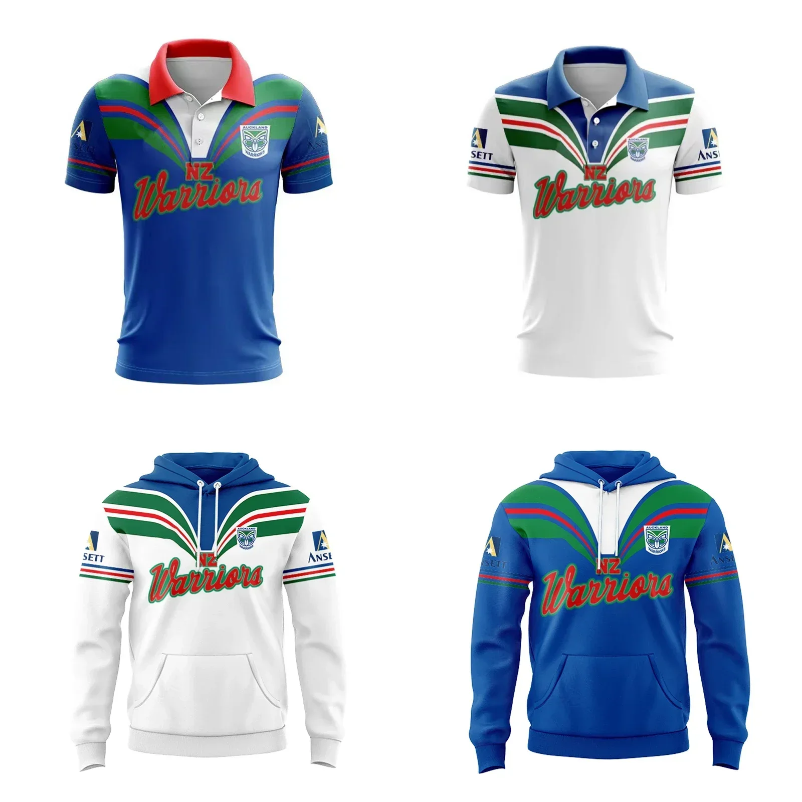 New Design For 1995 Warriors Retro  Rugby Jersey Sport Hoodie Customize