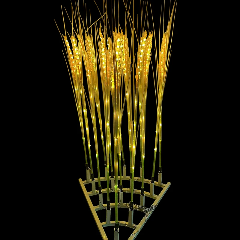 

Factory direct sales ground plug landscape light outdoor decoration led wheat light