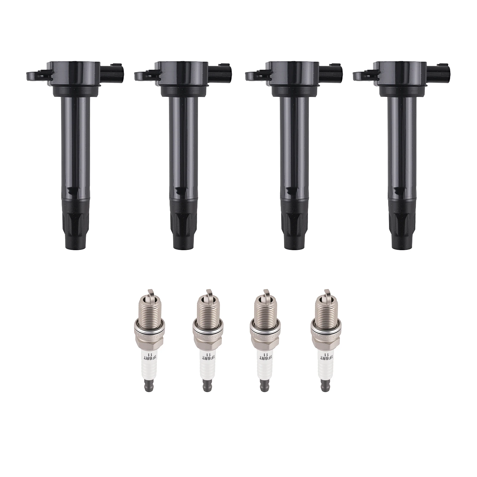 

4x Ignition Coil Spark Plugs Set for Mitsubishi Lancer Outlander RVR 2.0L 11-17