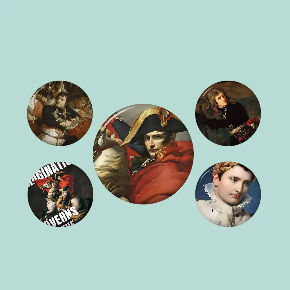 Napoleon Bonaparte 58mm Handmade Brooch Cartoon Cosplay Badge on Backpack Jewelry Accessories Gifts