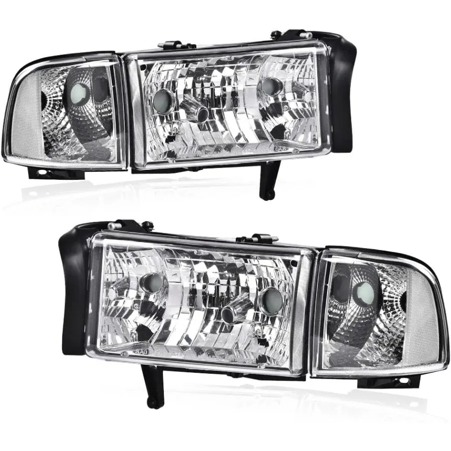 

Фара в сборе, совместимая с прозрачными линзами Dodge Ram 1500 и 19942002 Dodge Ram 2500 с прозрачным корпусом 19942001 и