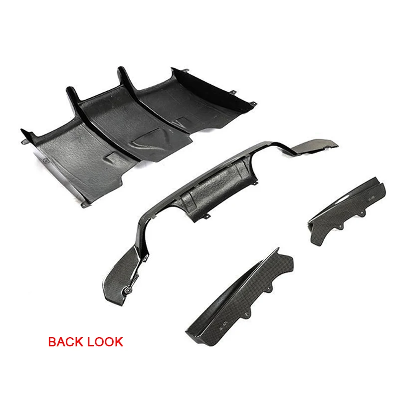 المصد الخلفي طراز PSM لسيارات BMW F80 M3 F82 F83 M4 ناشر الشفة الخلفية من ألياف الكربون