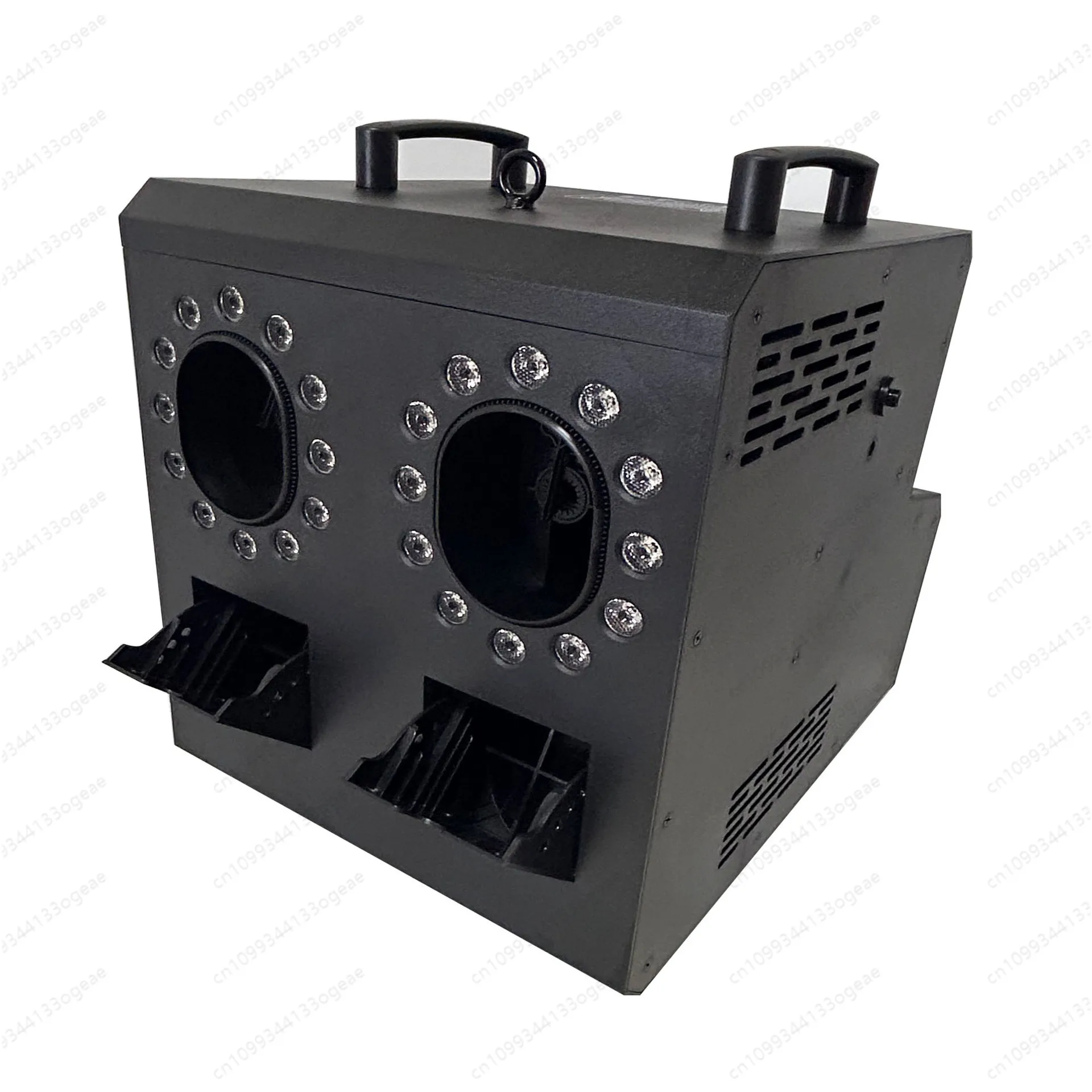 

Светодиодная машина для выдувания дымовых пузырей Машина для выдувания дымовых пузырей с двойным отверстием Свадебная машина для выдувания пузырей на открытом воздухе Бар