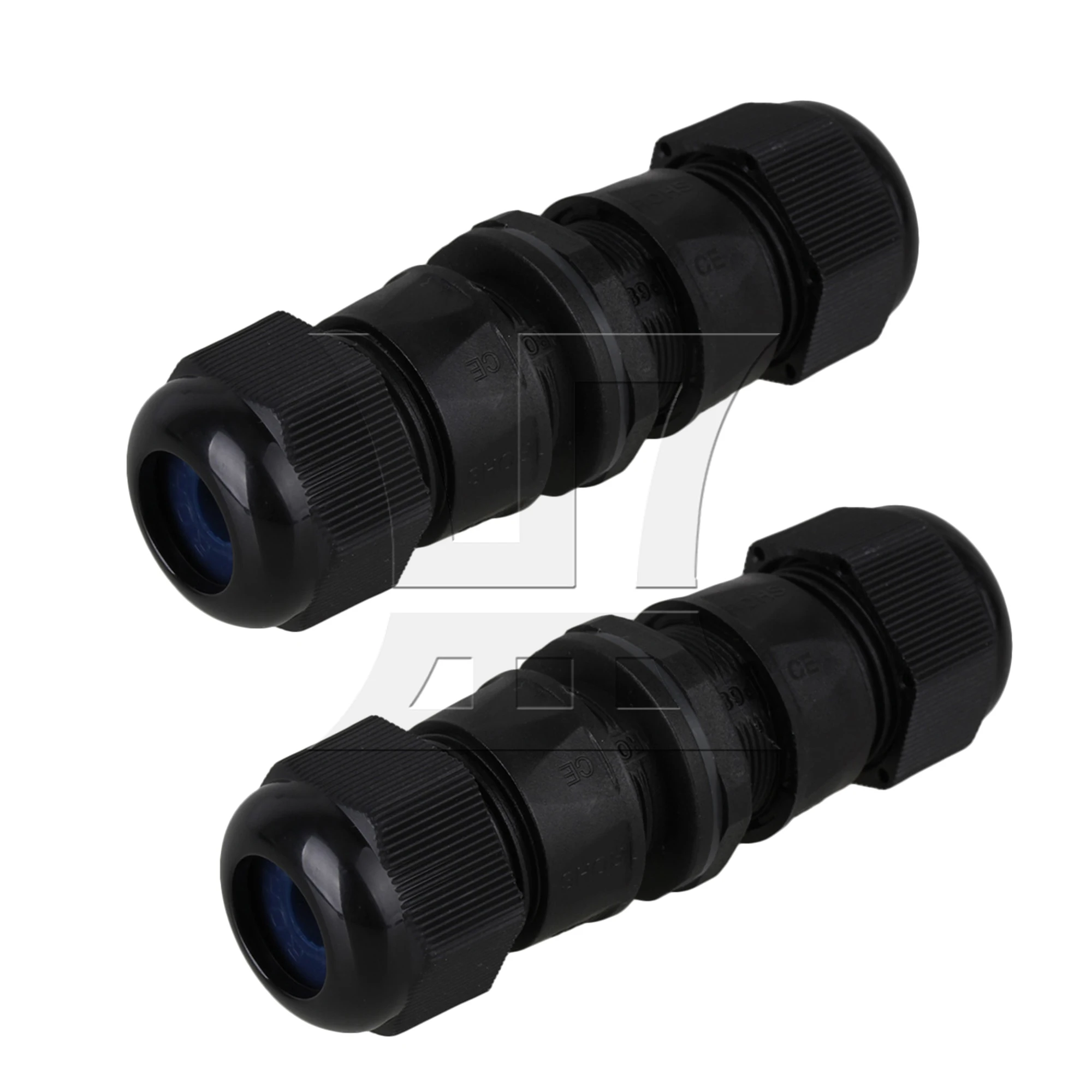 

Black IP68 RJ45 M20 AP Outdoor Connector 6FU Core Big Double Cable Pack of 2