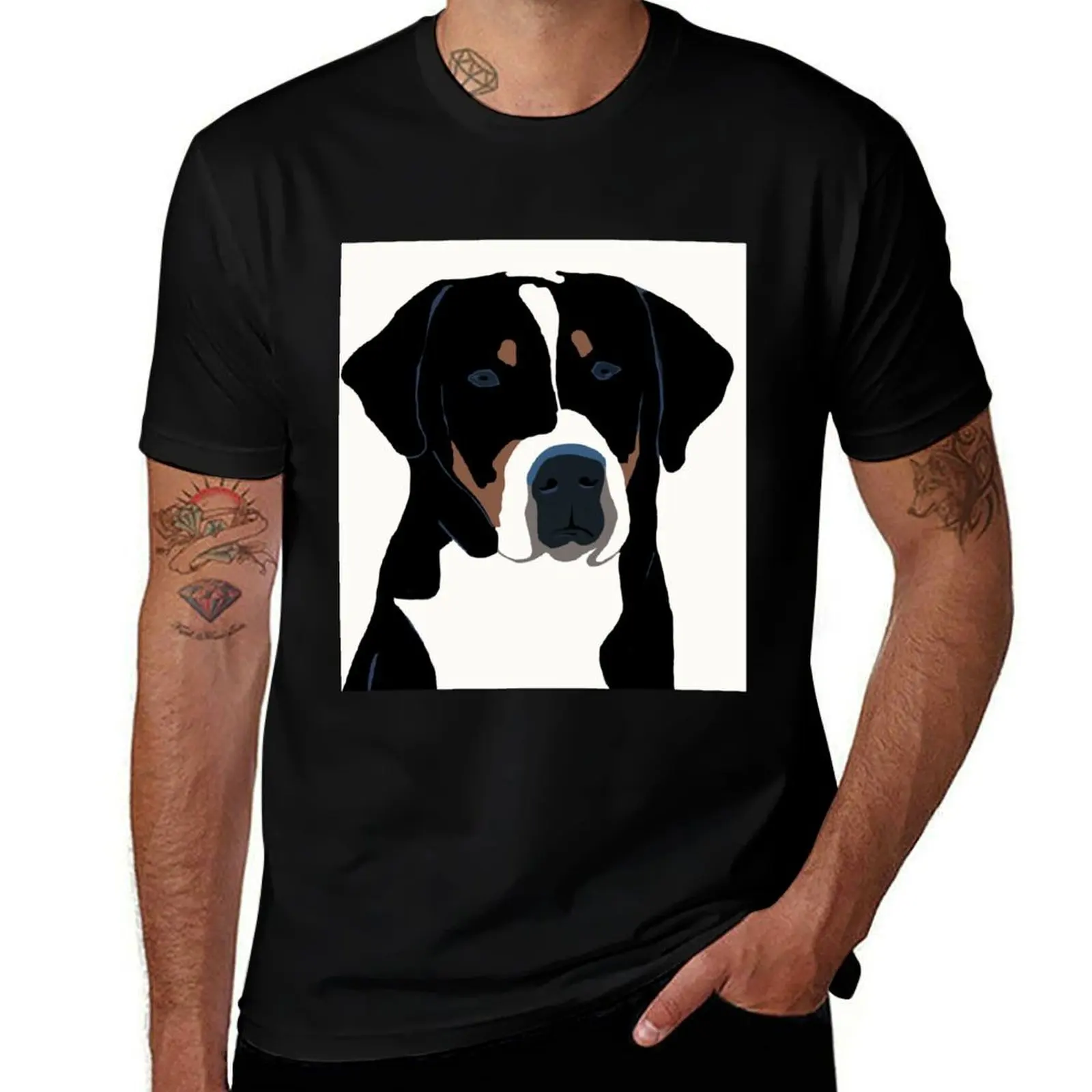 Greater Swiss Beauty T-Shirt Plus Size Basic Short Sleeve Top