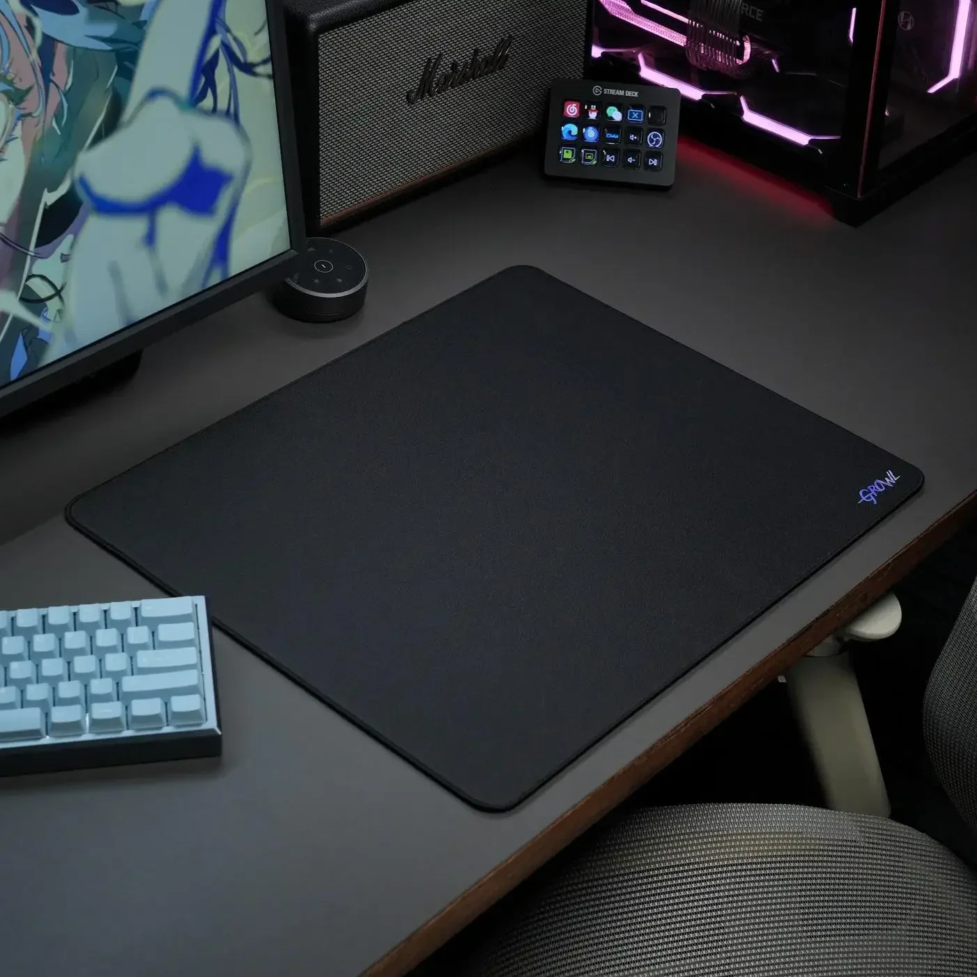 Imagem -06 - Growl Fly Tecido mm Mouse Pad de Grão Fino Gaming Mousepad Tecelagem Densa Csgo E-sports Suave Fps Tapete de Mesa pc Gamer Presente de Escritório