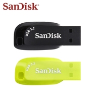 SanDisk Ultra Shift Pendrive CZ410 USB 3.2 Flash Drive 32GB 64GB 128GB 256GB Max 100Mb/s Memory Stick U Disk for Computer