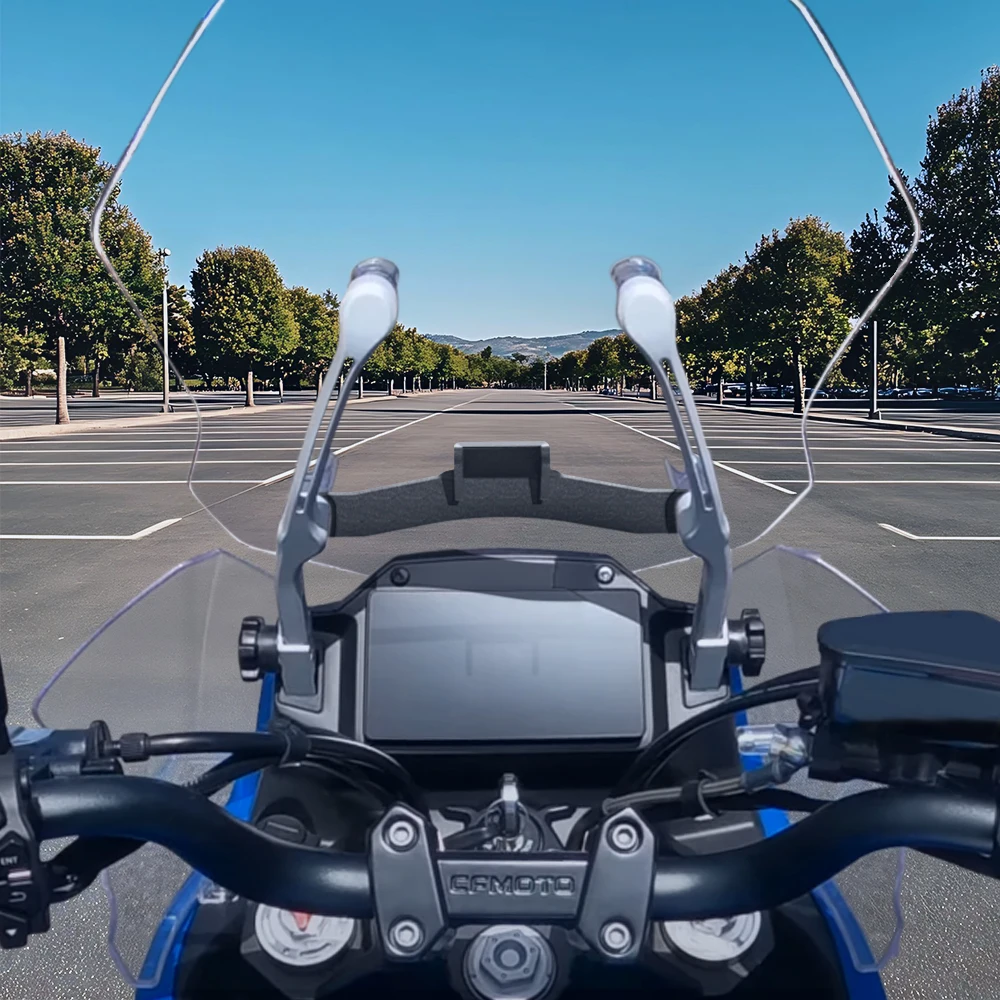 Fit For CFMOTO 650MT 2017 2018 2019 2020 2021 2022 Motorcycle Windshield Mount GPS Phone Holder Aluminum GPS Navigation Bracket