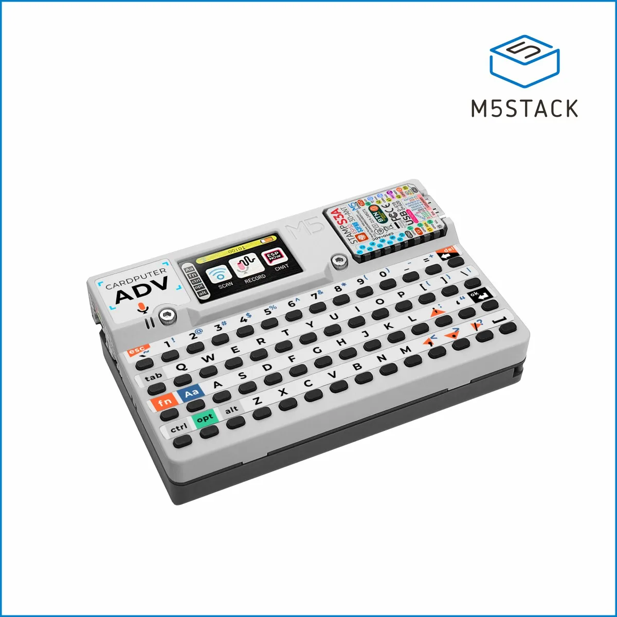 Cardputer Adv Keyboard Customized Stamp-S3A Multi Platform Compatibility Programmable Development Board 56 Keys Accessories DIY